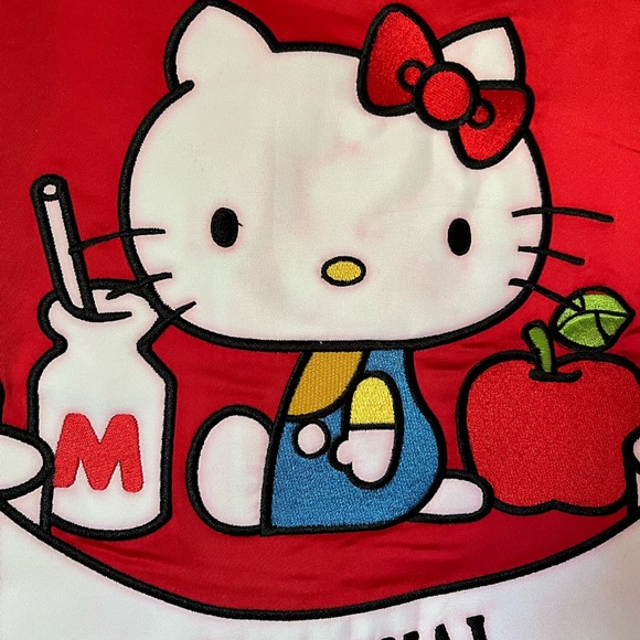 🚫SOLD🚫Sanrio Hello Kitty x Nylon Satin Bomber Jacket - Picture 4 of 10